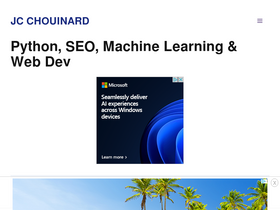 'jcchouinard.com' screenshot