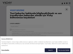 'vichy.com.tr' screenshot