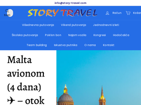 story-travel-hr.com homepage screenshot