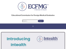 'spcalender.ecfmg.org' screenshot