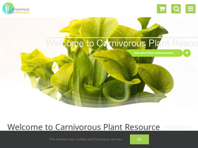 'carnivorousplantresource.com' screenshot