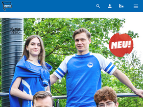 'herthashop.de' screenshot