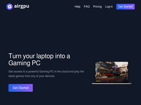 'airgpu.com' screenshot