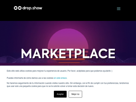 'drop.show' screenshot
