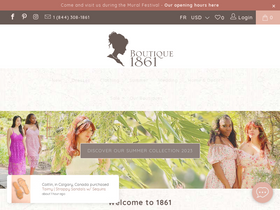 '1861.ca' screenshot