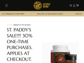 celtichero.com homepage screenshot