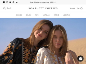 Scarlett Poppies website screenshot