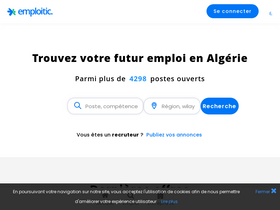 'emploitic.com' screenshot