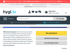 'hygi.de' screenshot