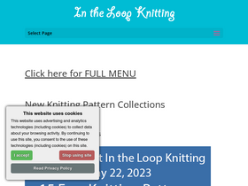'intheloopknitting.com' screenshot