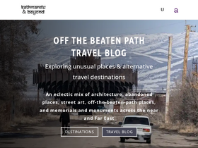 'kathmanduandbeyond.com' screenshot