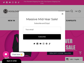'mooslover.com' screenshot