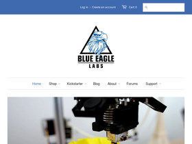 blueeaglelabs.com homepage screenshot