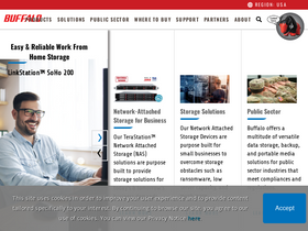 'buffalotech.com' screenshot