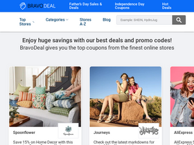'bravodeal.com' screenshot