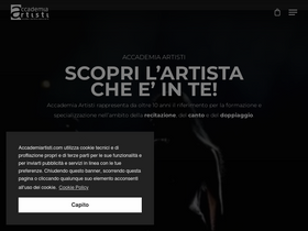 'accademiartisti.com' screenshot