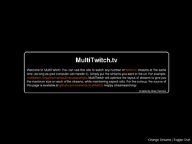 'multitwitch.tv' screenshot