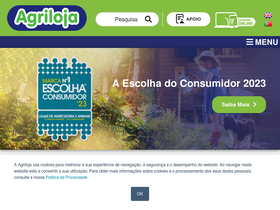 'agriloja.pt' screenshot