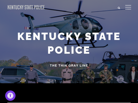 'kentuckystatepolice.org' screenshot