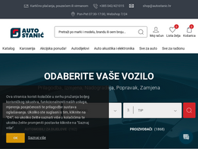 'autostanic.hr' screenshot