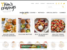 'kimscravings.com' screenshot