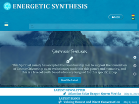 'energeticsynthesis.com' screenshot