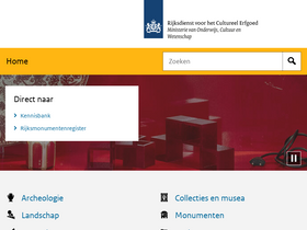 'cultureelerfgoed.nl' screenshot
