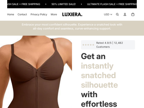luxiera.store homepage screenshot