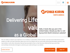 'kyowakirin.com' screenshot