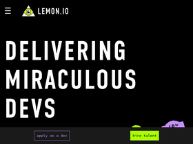 'lemon.io' screenshot