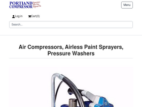 'portlandcompressor.com' screenshot