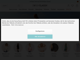 'sassyclassy.de' screenshot