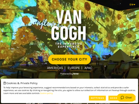 'vangoghexpo.com' screenshot