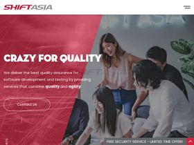 'shiftasia.com' screenshot