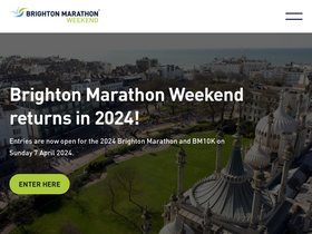'brightonmarathonweekend.co.uk' screenshot
