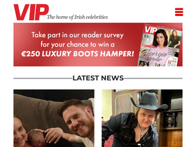'vipmagazine.ie' screenshot