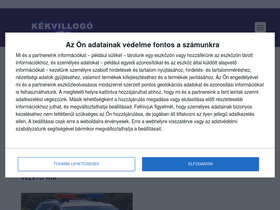 'kekvillogo.hu' screenshot