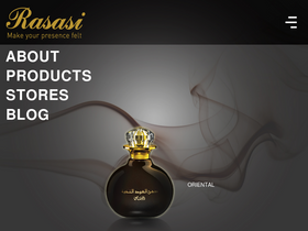 'rasasi.com' screenshot