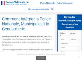 'police-nationale.net' screenshot