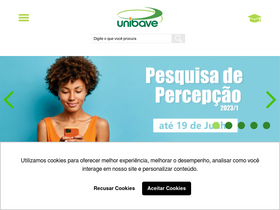 'unibave.net' screenshot