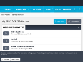 'myptsd.com' screenshot