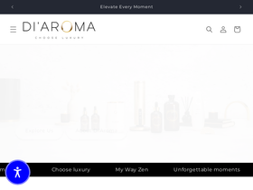 aroma123.com homepage screenshot