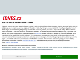 'idnes.cz' screenshot