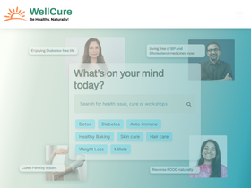 'wellcure.com' screenshot