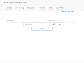 'h1bdata.info' screenshot