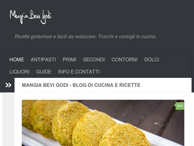 'mangiabevigodi.it' screenshot
