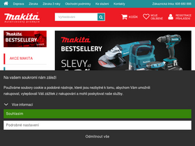 'makita-eshop.cz' screenshot