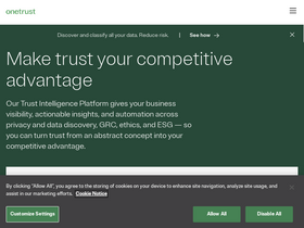 'onetrust.com' screenshot