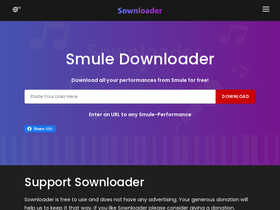 'sownloader.com' screenshot