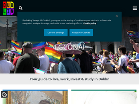 'dublin.ie' screenshot